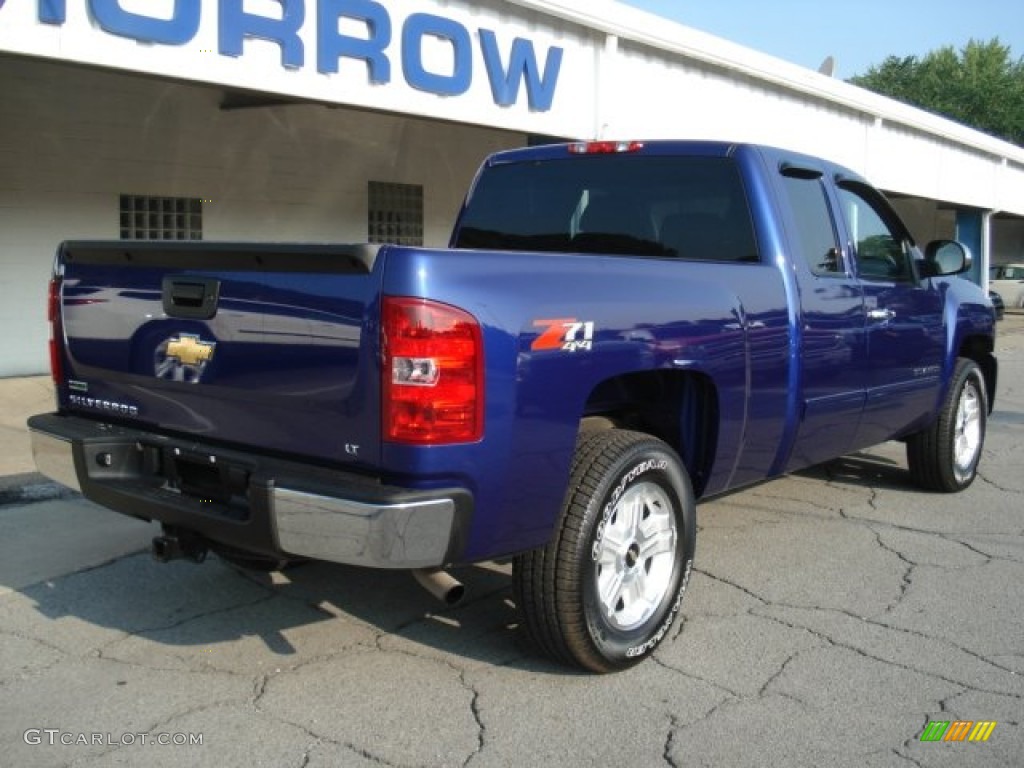 2011 Silverado 1500 LT Extended Cab 4x4 - Laser Blue Metallic / Ebony photo #8