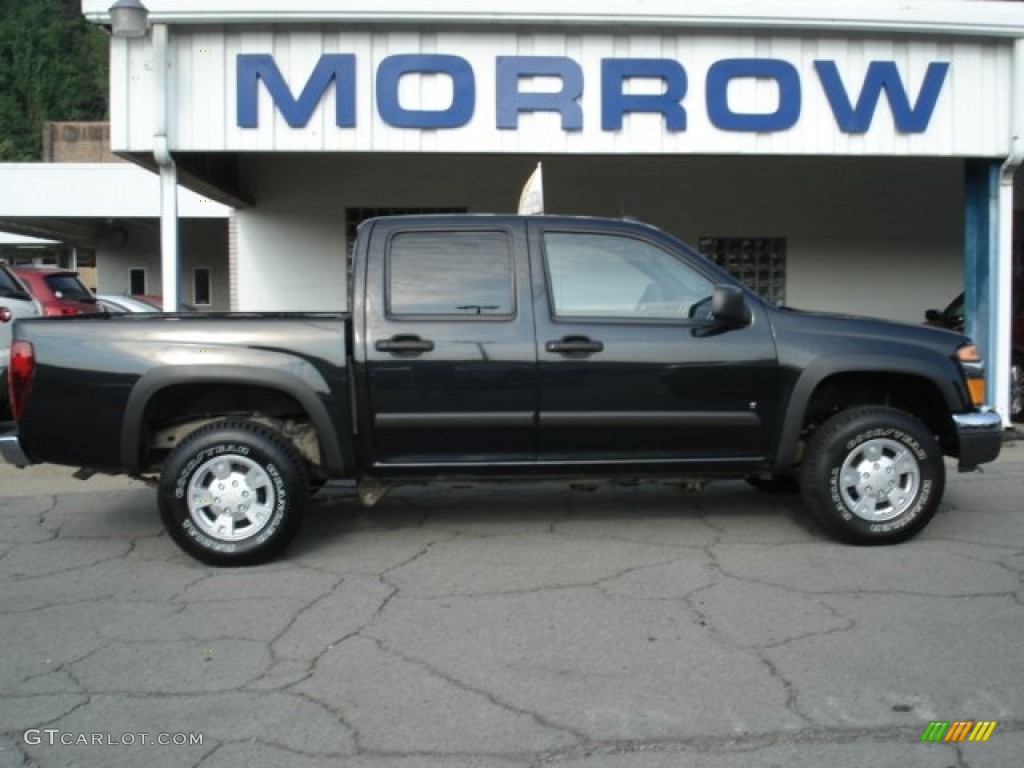 2008 Colorado LT Crew Cab 4x4 - Black / Ebony photo #1