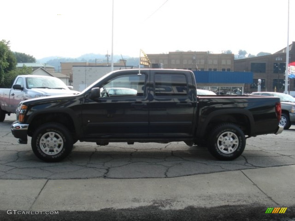 2008 Colorado LT Crew Cab 4x4 - Black / Ebony photo #4