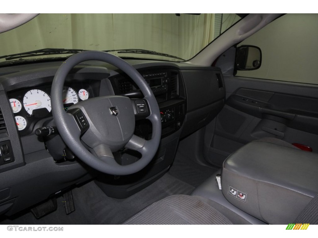 2006 Ram 1500 ST Quad Cab - Inferno Red Crystal Pearl / Medium Slate Gray photo #20