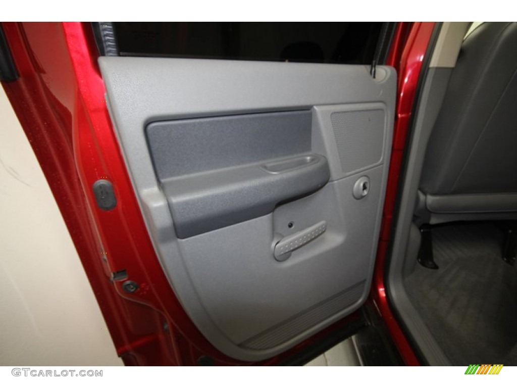 2006 Ram 1500 ST Quad Cab - Inferno Red Crystal Pearl / Medium Slate Gray photo #24