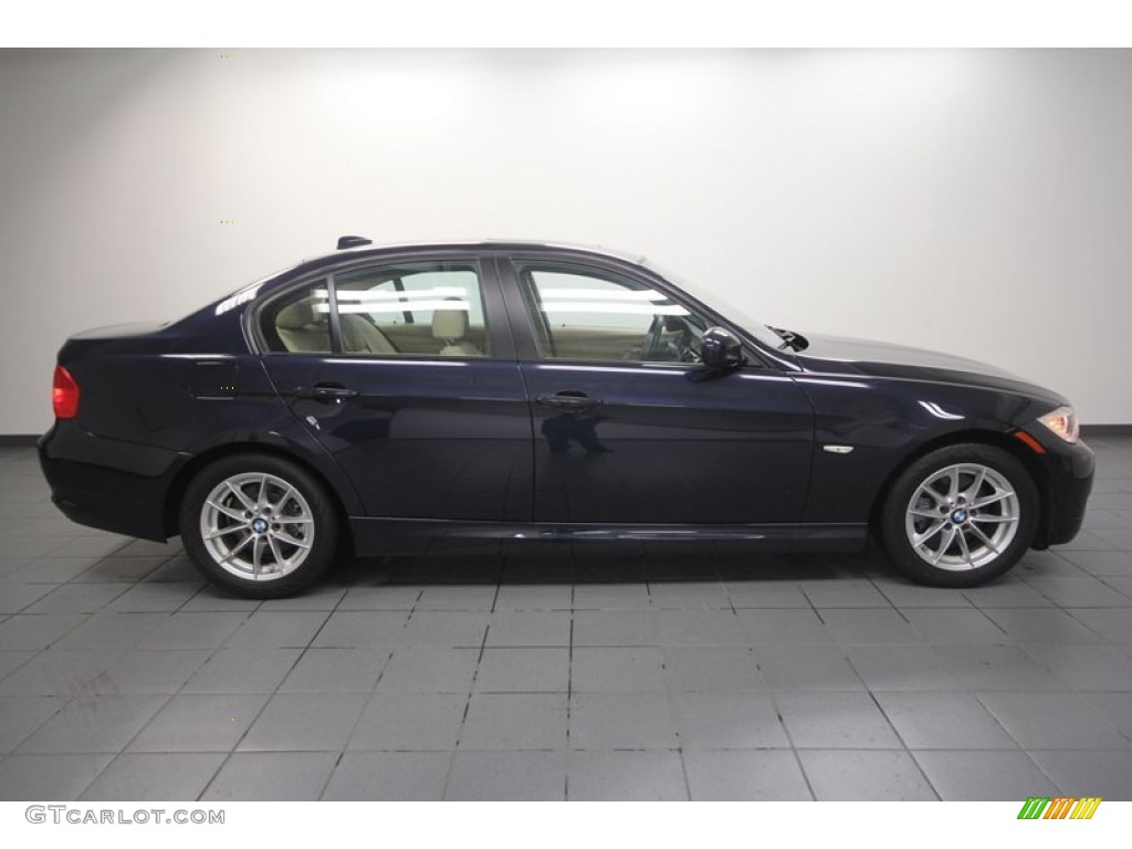 2010 3 Series 328i Sedan - Monaco Blue Metallic / Beige photo #10