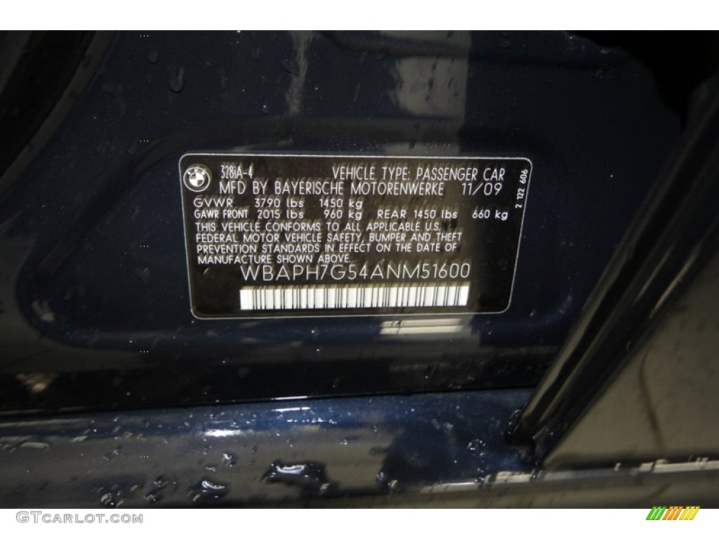 2010 3 Series 328i Sedan - Monaco Blue Metallic / Beige photo #14