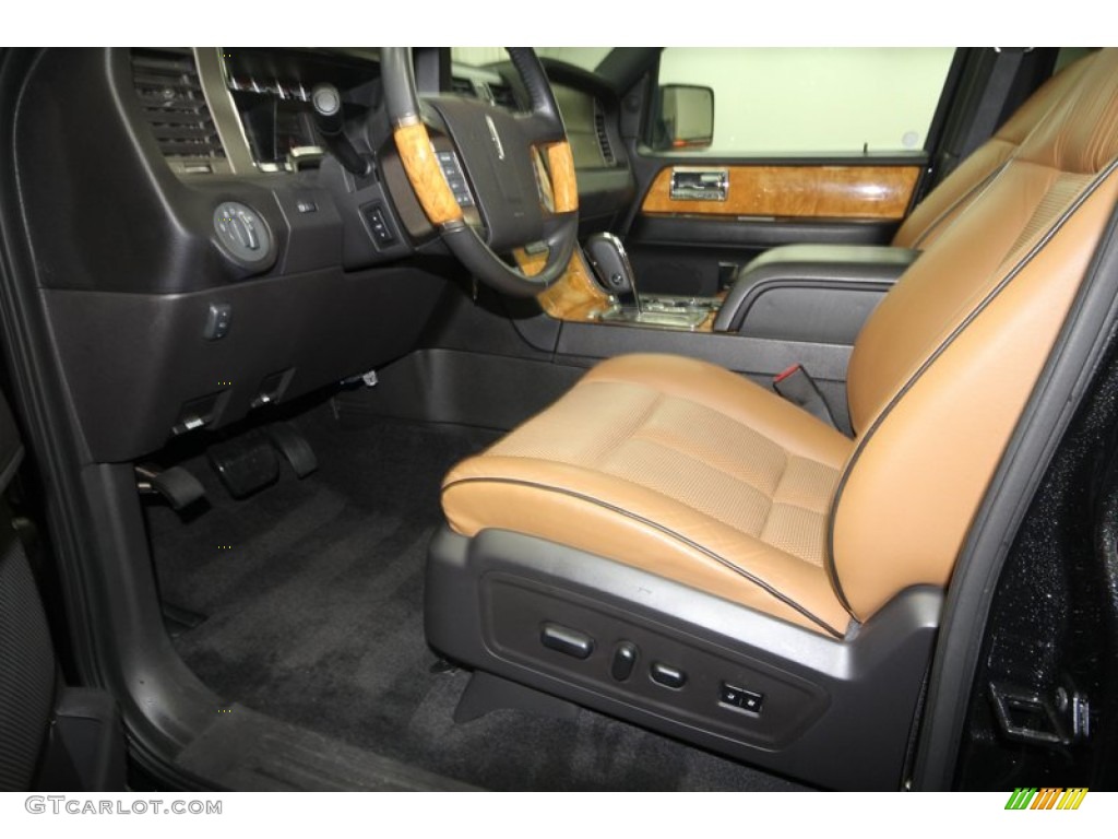 Canyon/Black Interior 2011 Lincoln Navigator Limited Edition Photo #68068388