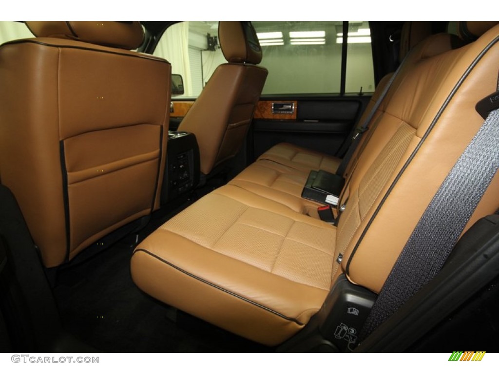 Canyon/Black Interior 2011 Lincoln Navigator Limited Edition Photo #68068532