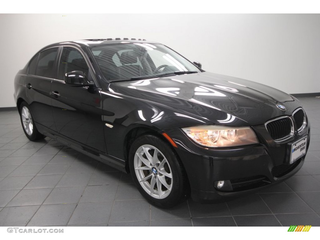 2010 3 Series 328i Sedan - Black Sapphire Metallic / Black photo #1