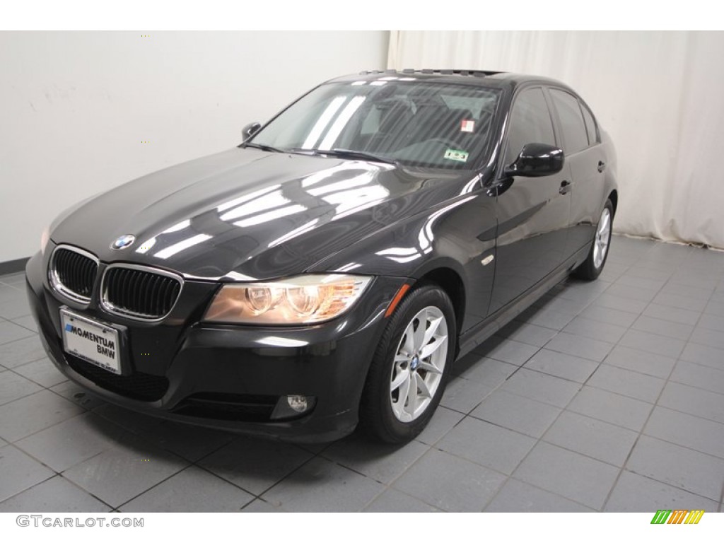 2010 3 Series 328i Sedan - Black Sapphire Metallic / Black photo #8