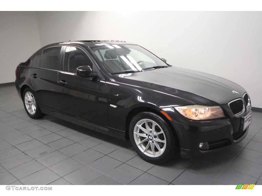 2010 3 Series 328i Sedan - Black Sapphire Metallic / Black photo #11