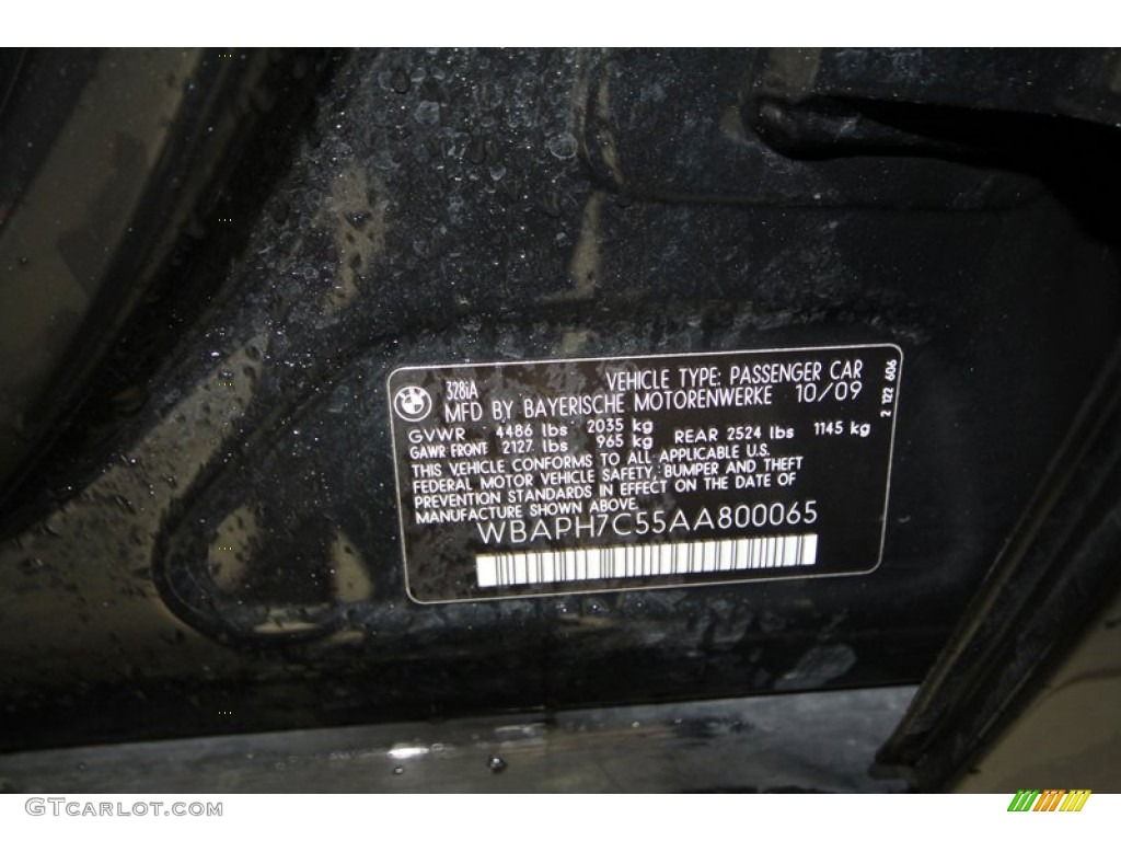 2010 3 Series 328i Sedan - Black Sapphire Metallic / Black photo #14