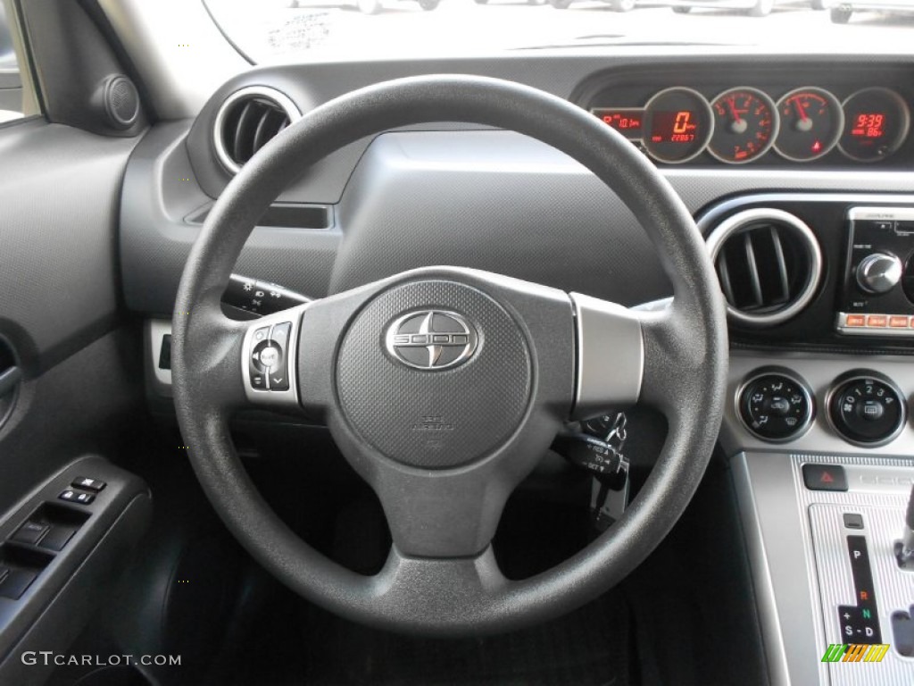 2011 Scion xB Standard xB Model Gray Steering Wheel Photo #68069327