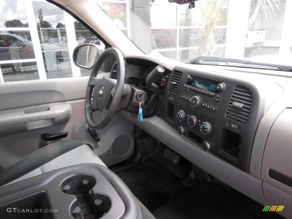 2009 Silverado 1500 Regular Cab - Silver Birch Metallic / Dark Titanium photo #6