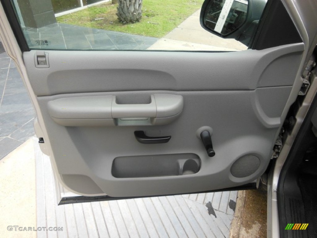 2009 Silverado 1500 Regular Cab - Silver Birch Metallic / Dark Titanium photo #10