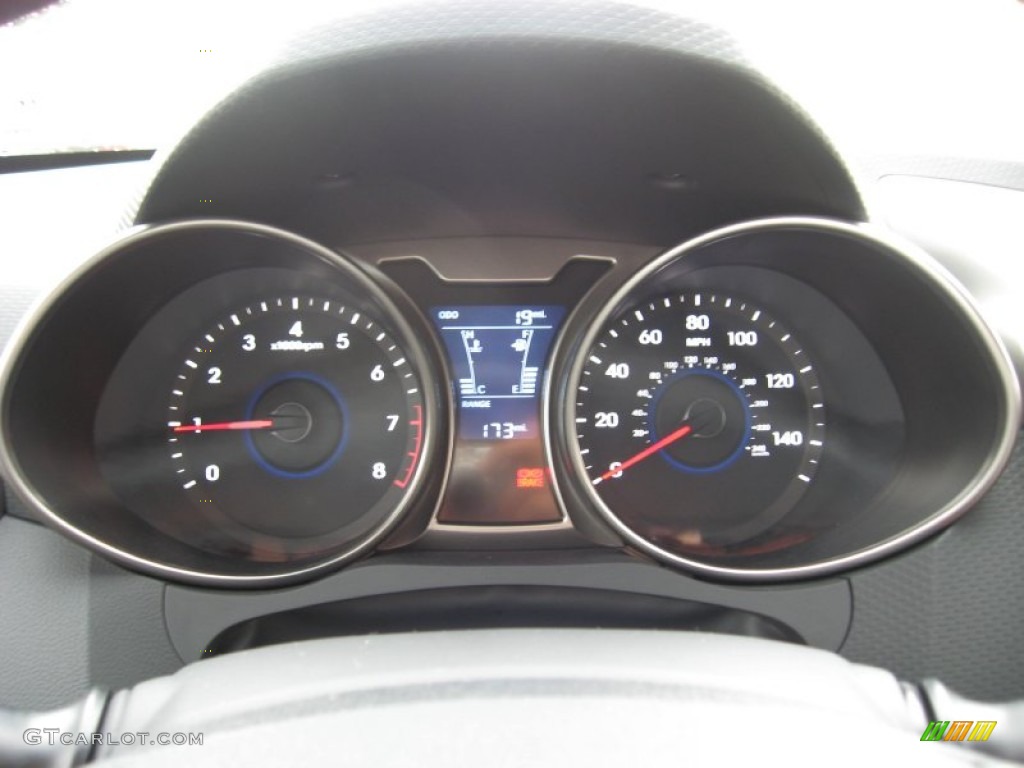 2013 Hyundai Veloster Standard Veloster Model Gauges Photo #68070728