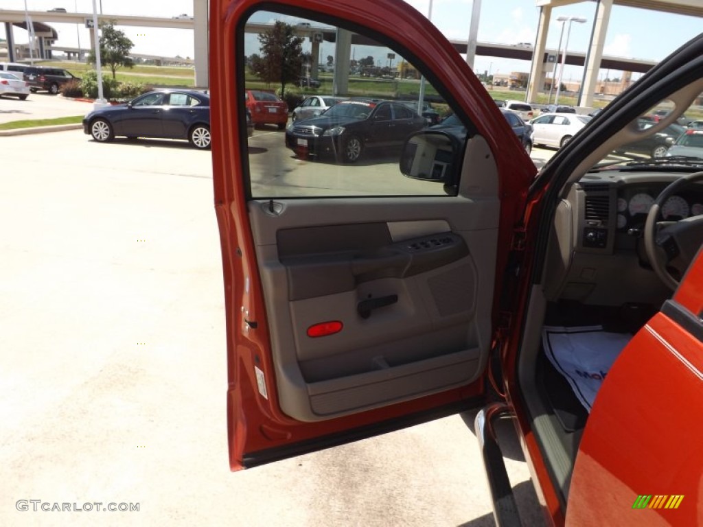 2008 Ram 1500 Lone Star Edition Quad Cab - Sunburst Orange Pearl / Medium Slate Gray photo #14