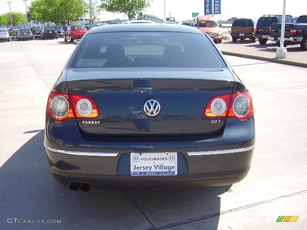 2007 Passat 2.0T Sedan - Blue Graphite Metallic / Classic Grey photo #38