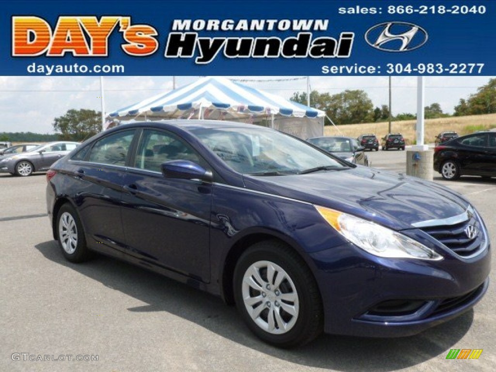 2013 Sonata GLS - Indigo Night Blue / Gray photo #1