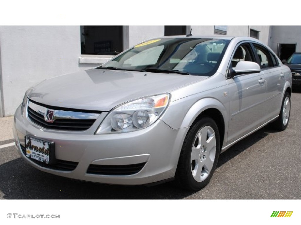 2007 Aura XE - Silver Pearl Metallic / Gray photo #1