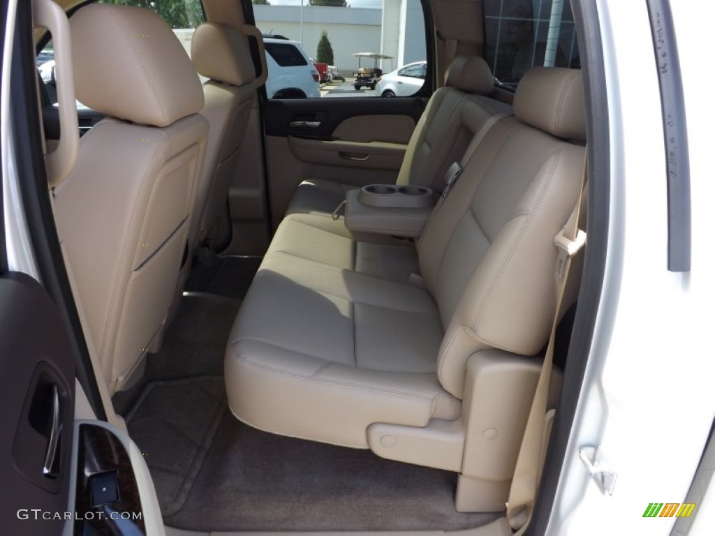 2012 Sierra 1500 Denali Crew Cab 4x4 - White Diamond Tricoat / Cocoa/Light Cashmere photo #15