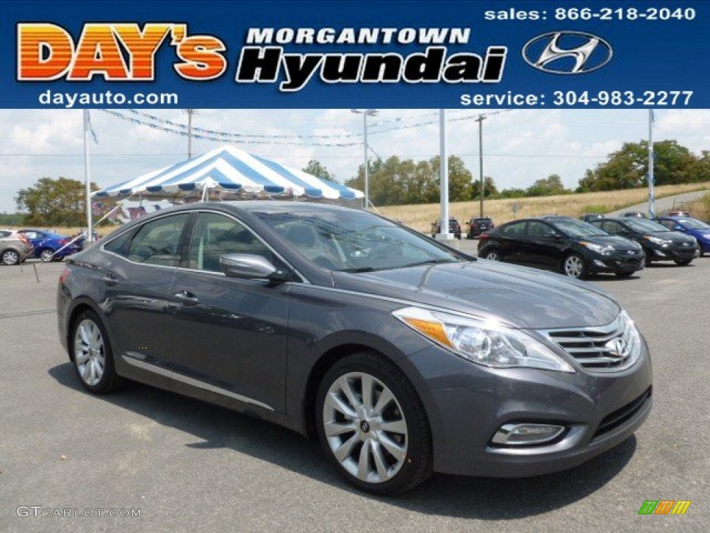 2012 Azera  - Smoke Gray Metallic / Black photo #1