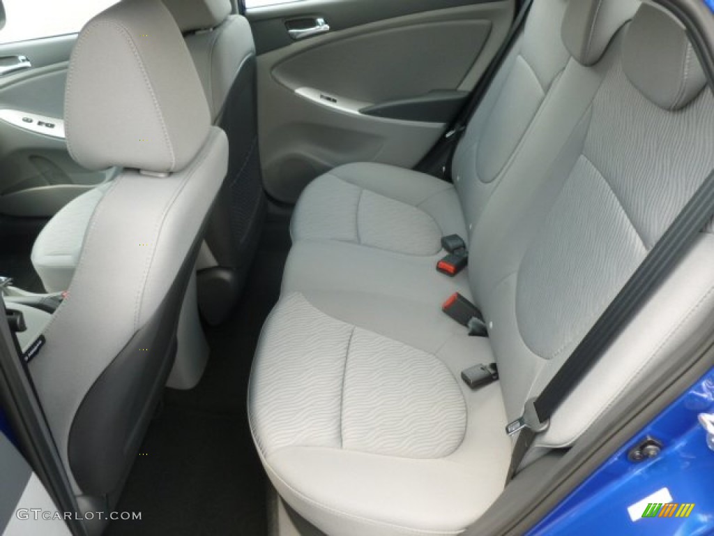 Gray Interior 2013 Hyundai Accent GLS 4 Door Photo #68073149