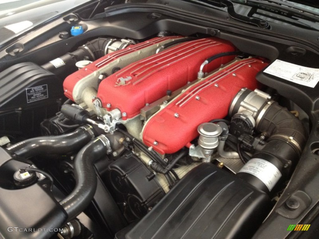 2007 Ferrari 612 Scaglietti F1A Engine Photos