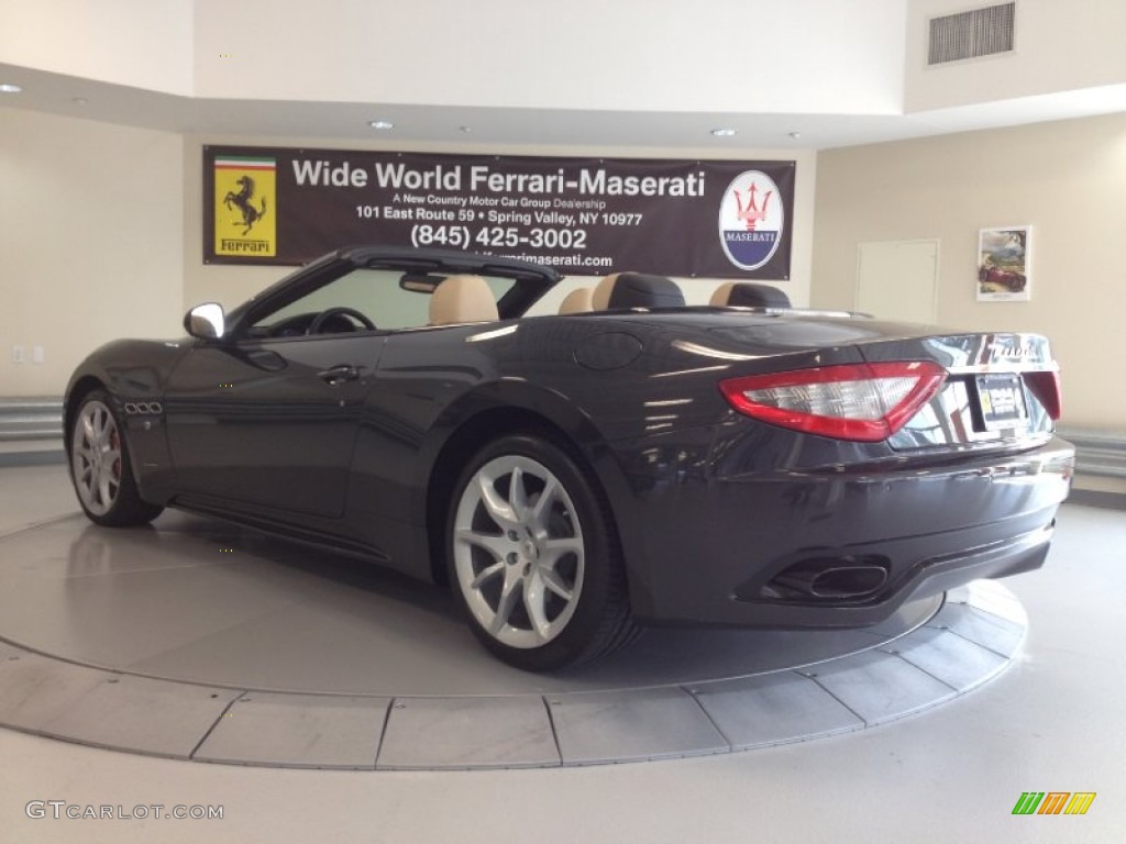 2012 GranTurismo Convertible GranCabrio - Grigio Granito (Dark Grey) / Pearl Beige photo #5