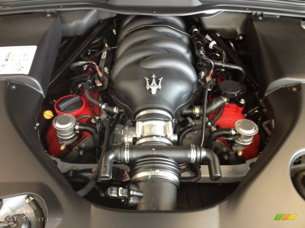 2012 Maserati GranTurismo Convertible GranCabrio 4.7 Liter DOHC 32-Valve VVT V8 Engine Photo #68074193