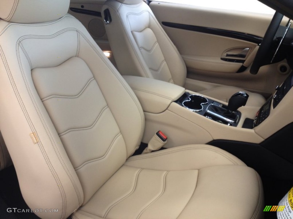 2012 GranTurismo Convertible GranCabrio - Grigio Granito (Dark Grey) / Pearl Beige photo #18