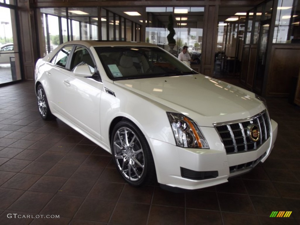 White Diamond Tricoat Cadillac CTS