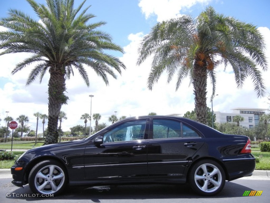 Black 2006 Mercedes-Benz C 230 Sport Exterior Photo #68075624