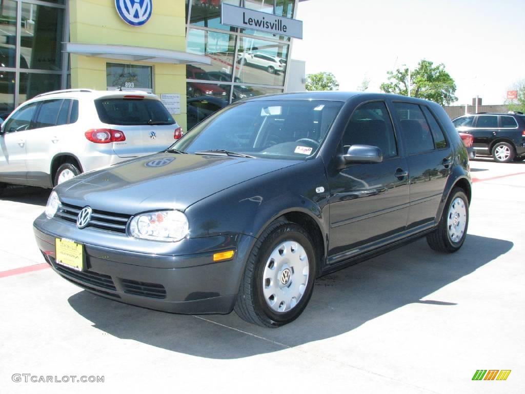 2006 Golf GL 4 Door - Blue Anthracite Metallic / Black photo #1