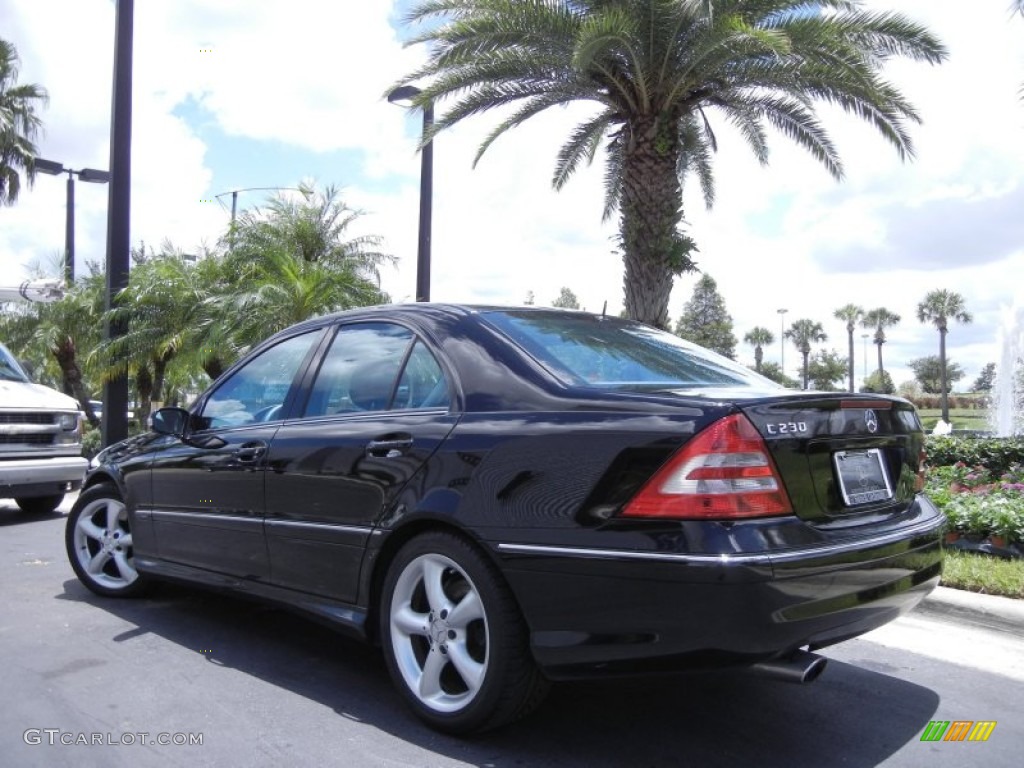 Black 2006 Mercedes-Benz C 230 Sport Exterior Photo #68075687