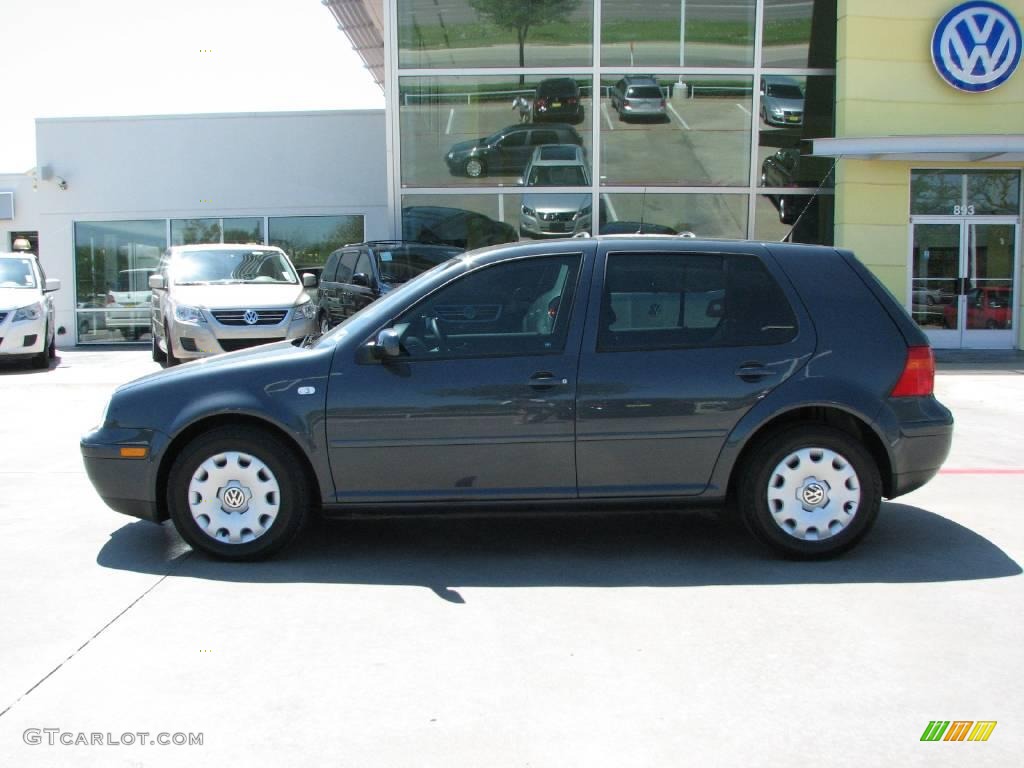 2006 Golf GL 4 Door - Blue Anthracite Metallic / Black photo #2