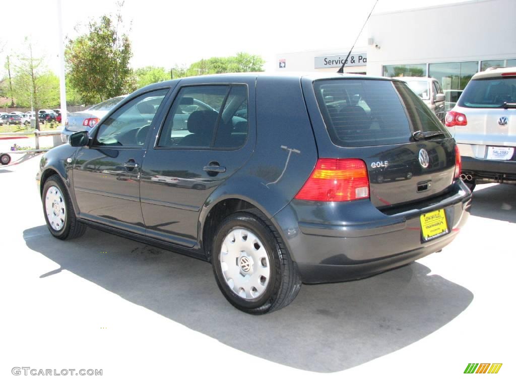 2006 Golf GL 4 Door - Blue Anthracite Metallic / Black photo #3