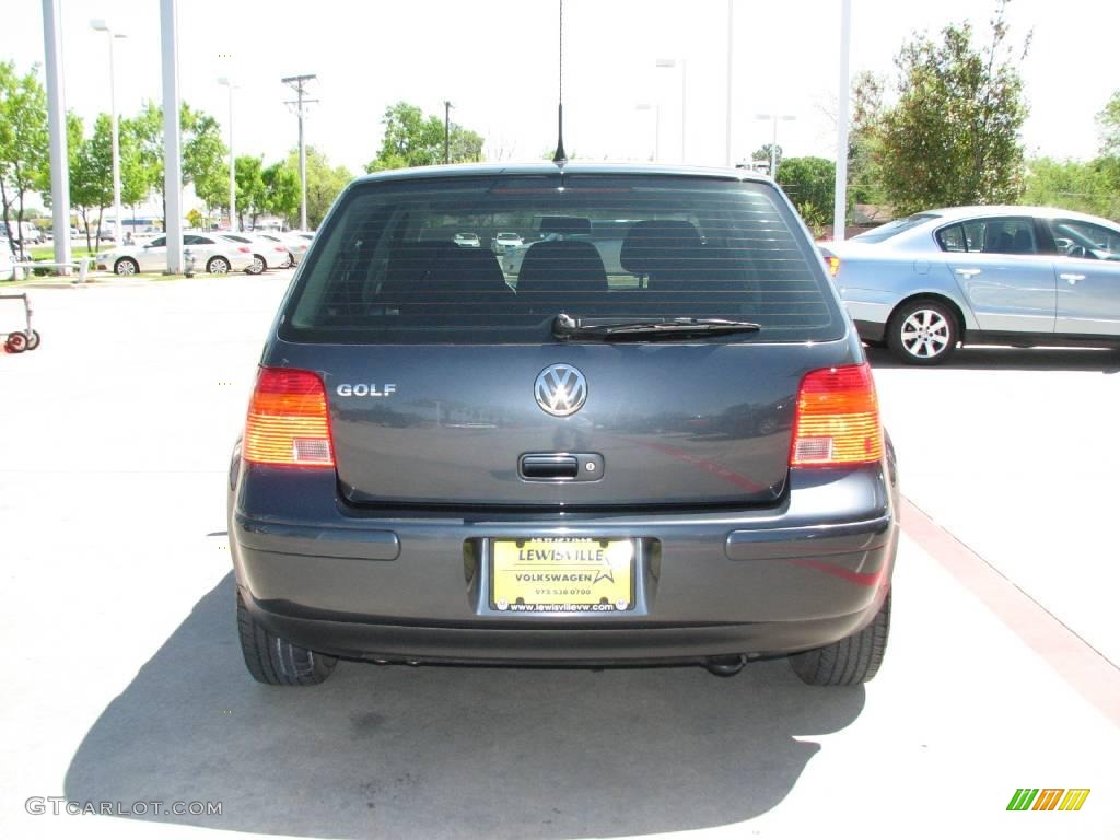 2006 Golf GL 4 Door - Blue Anthracite Metallic / Black photo #4