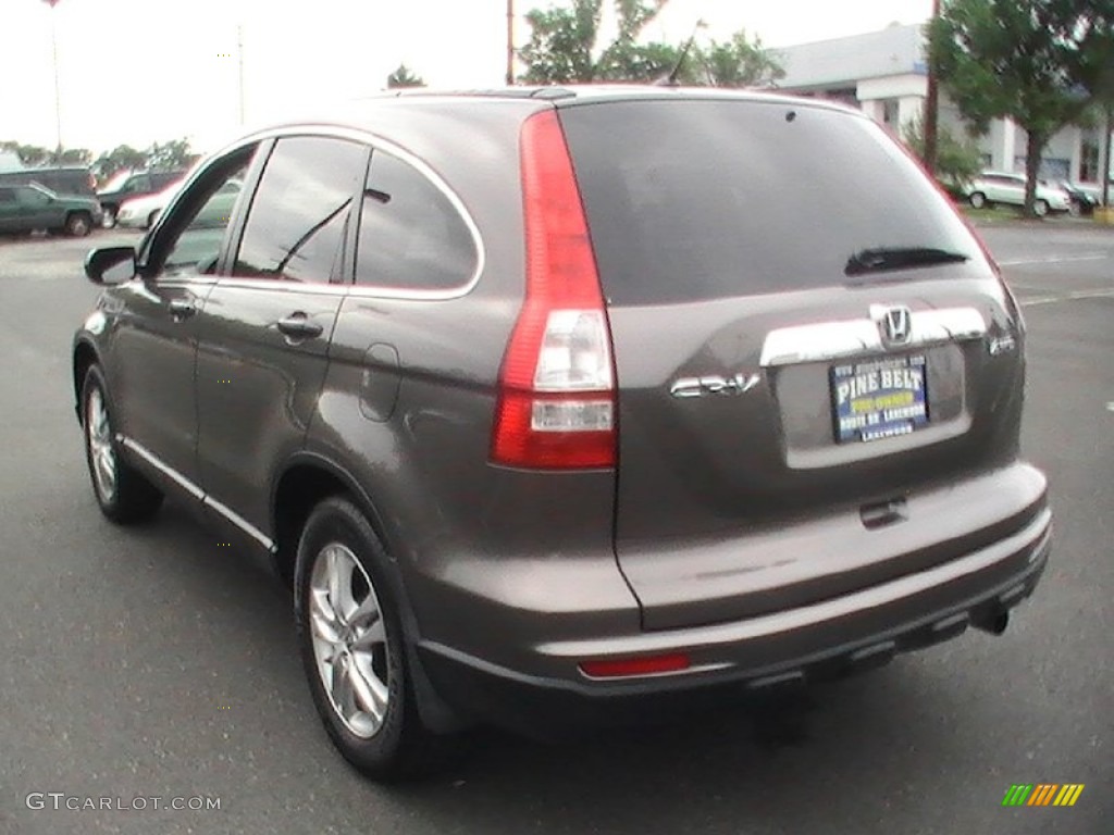 2010 CR-V EX AWD - Urban Titanium Metallic / Black photo #6