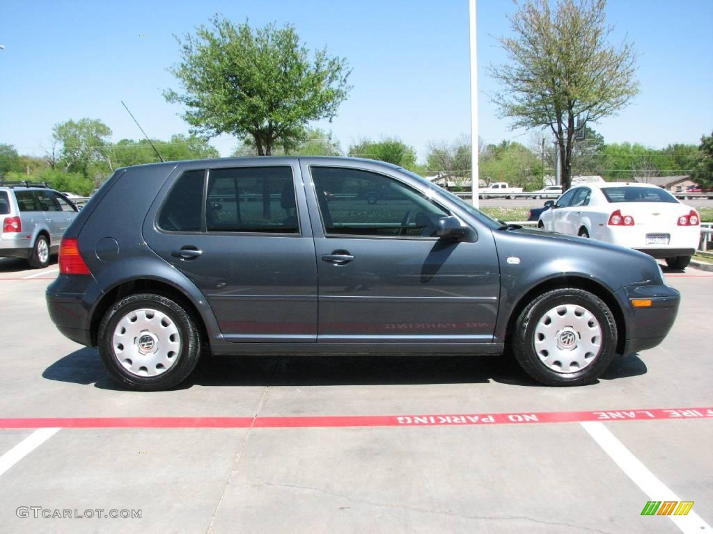 2006 Golf GL 4 Door - Blue Anthracite Metallic / Black photo #6