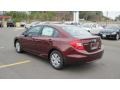 Crimson Pearl - Civic LX Sedan Photo No. 3