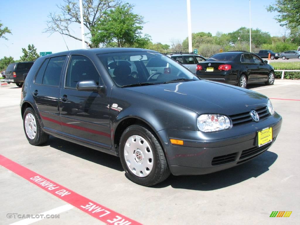 2006 Golf GL 4 Door - Blue Anthracite Metallic / Black photo #7