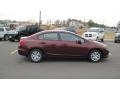 Crimson Pearl - Civic LX Sedan Photo No. 6