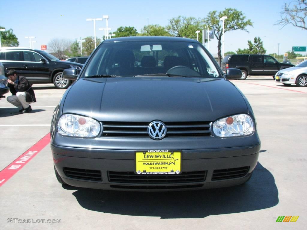 2006 Golf GL 4 Door - Blue Anthracite Metallic / Black photo #8