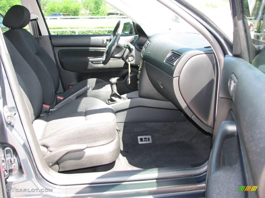 2006 Golf GL 4 Door - Blue Anthracite Metallic / Black photo #10