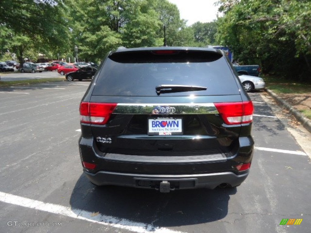 2012 Grand Cherokee Laredo X Package 4x4 - Black Forest Green Pearl / Dark Graystone/Medium Graystone photo #6