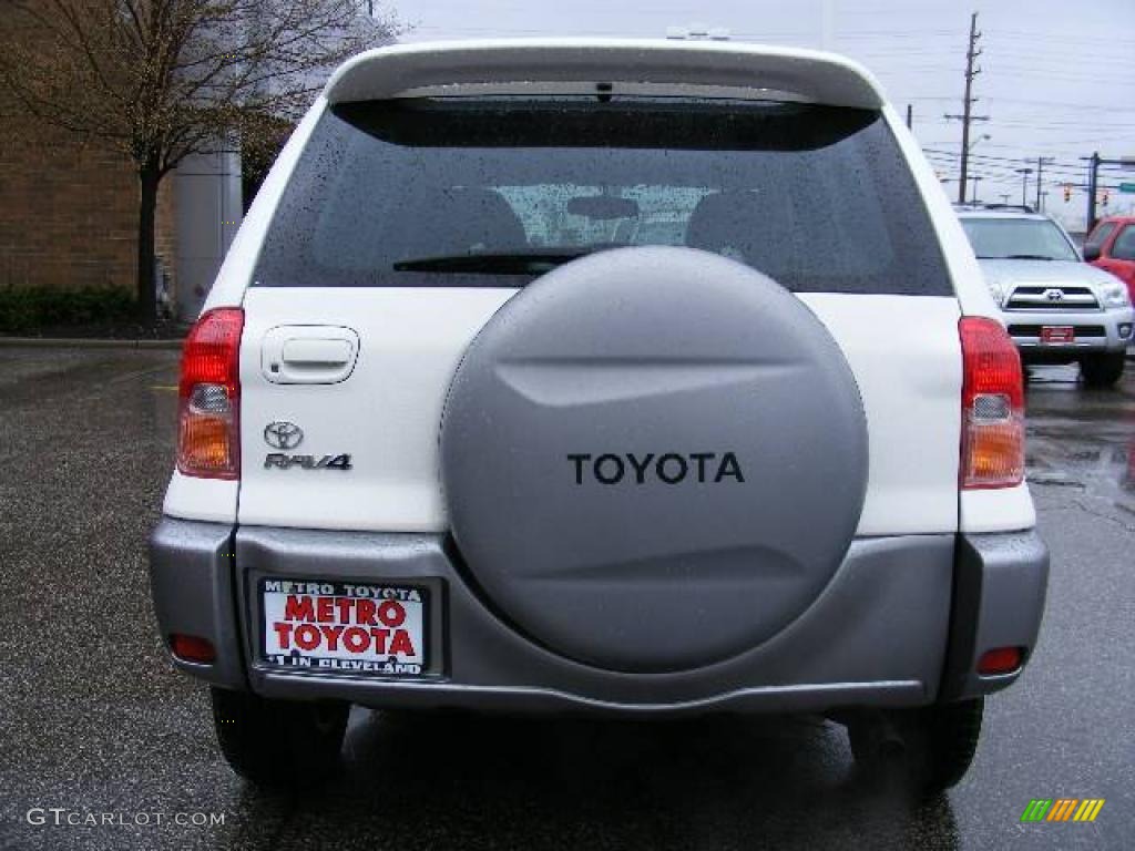 2003 RAV4  - Natural White / Gray photo #4