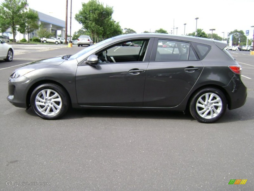 Graphite Mica 2012 Mazda MAZDA3 i Grand Touring 5 Door Exterior Photo #68079842