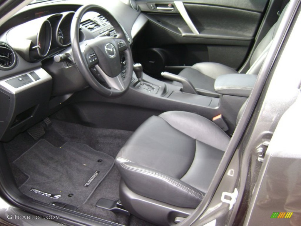 Black Interior 2012 Mazda MAZDA3 i Grand Touring 5 Door Photo #68079851