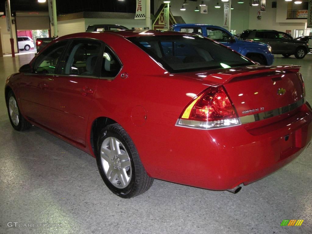 2008 Impala LT - Precision Red / Ebony Black photo #4