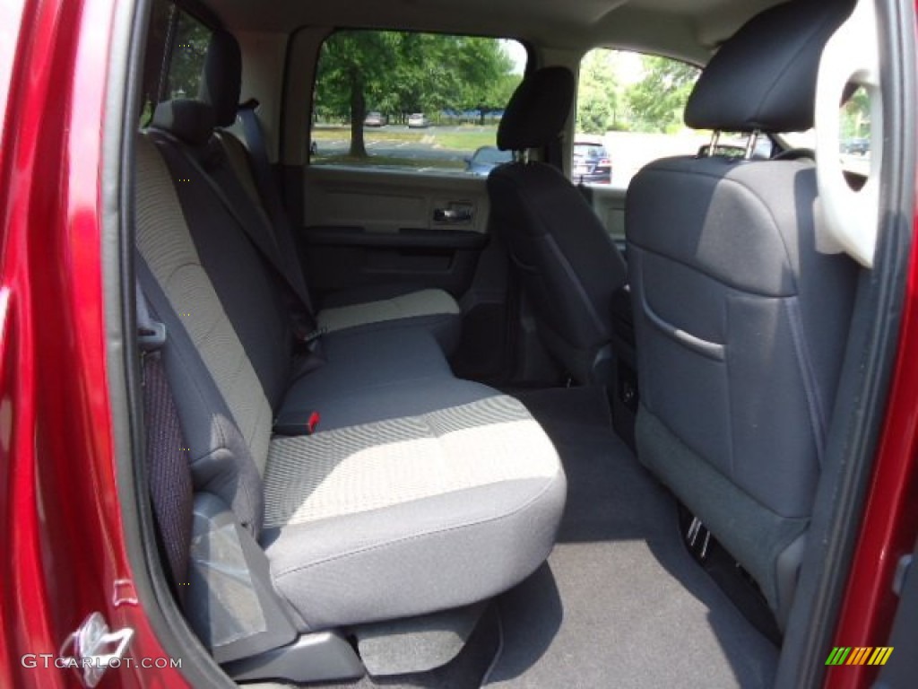 2012 Ram 1500 Big Horn Crew Cab 4x4 - Deep Cherry Red Crystal Pearl / Dark Slate Gray/Medium Graystone photo #21