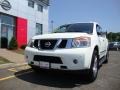 Blizzard White - Armada Platinum 4WD Photo No. 1