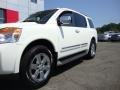 Blizzard White - Armada Platinum 4WD Photo No. 2